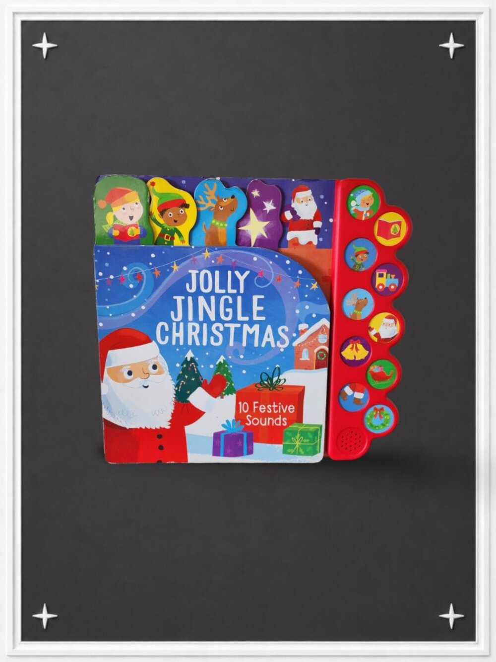Jolly Jingle Christmas Interactive Sound Board Book - 10 Festive Sounds